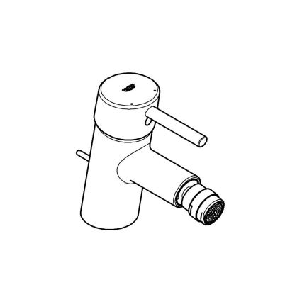 GROHE 32208001 - Mitigeur de bidet CONCETTO DN 15 chrome poli