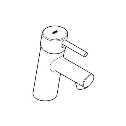 GROHE 3224010E - Miscelatore per lavabo CONCETTO DN 15 cromo lucido