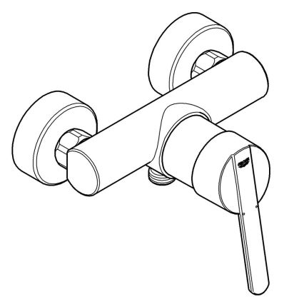 GROHE 32270000 - Miscelatore per doccia FEEL DN 15, cromato lucido
