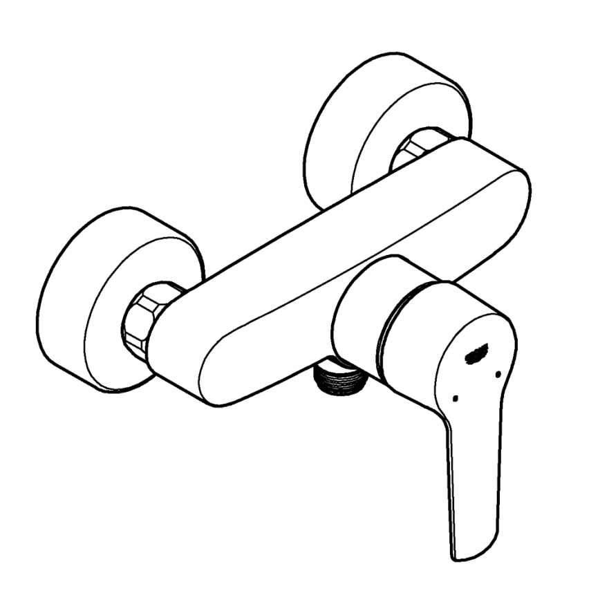 GROHE 322792432 - START Duscharmatur DN 15 schwarz