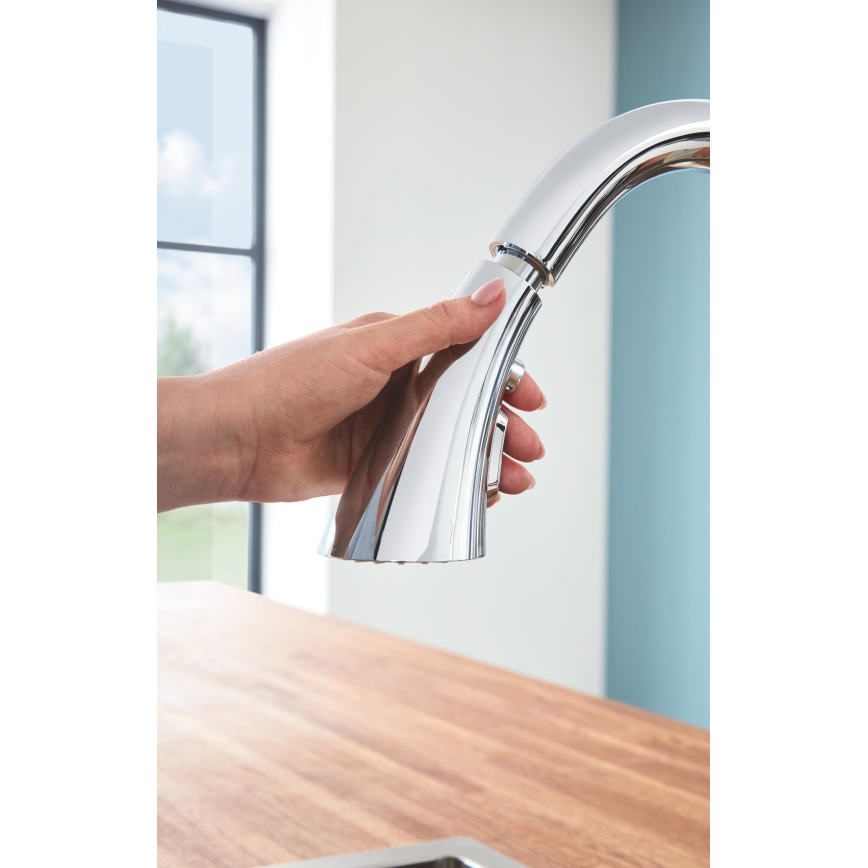 GROHE 32294002 - Miscelatore per lavello ZEDRA 401 mm cromato lucido