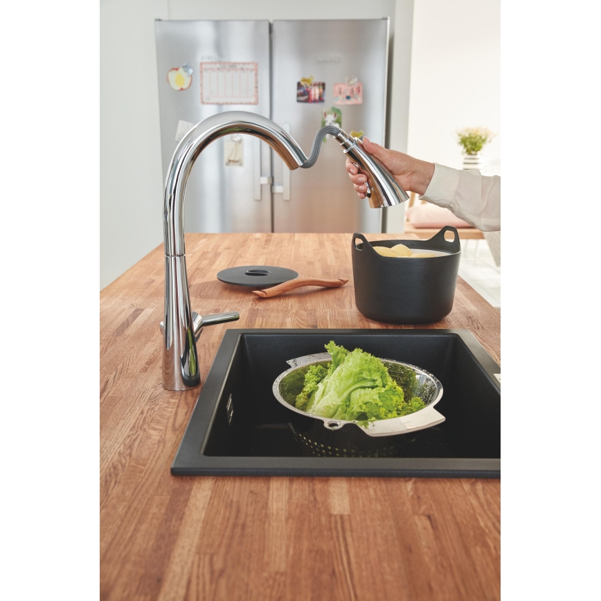 GROHE 32294002 - Miscelatore per lavello ZEDRA 401 mm cromato lucido