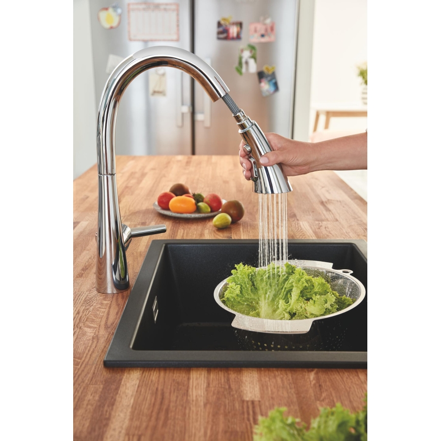 GROHE 32294002 - Mitigeur pour évier ZEDRA 401 mm chrome poli