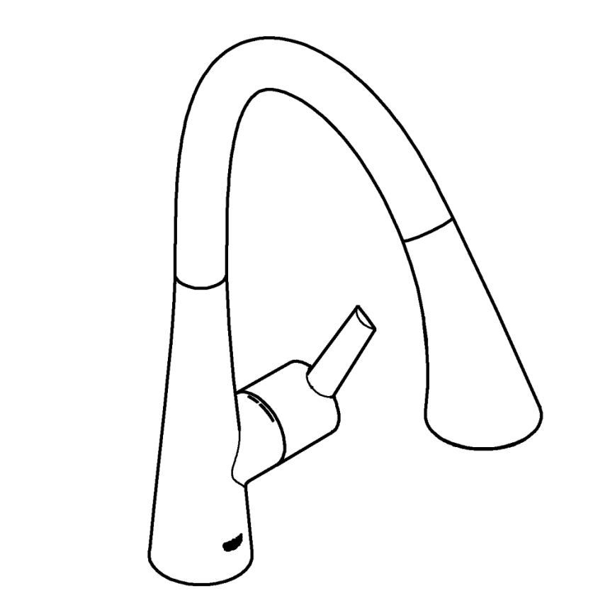 GROHE 32294DC2 - Miscelatore da cucina ZEDRA in acciaio inox