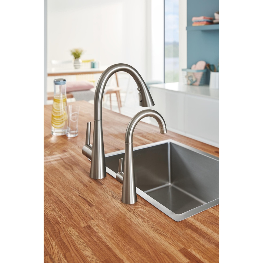 GROHE 32294DC2 - Miscelatore da cucina ZEDRA in acciaio inox