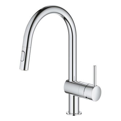 GROHE 32321002 - Mitigeur d'évier A, finition chrome brillant