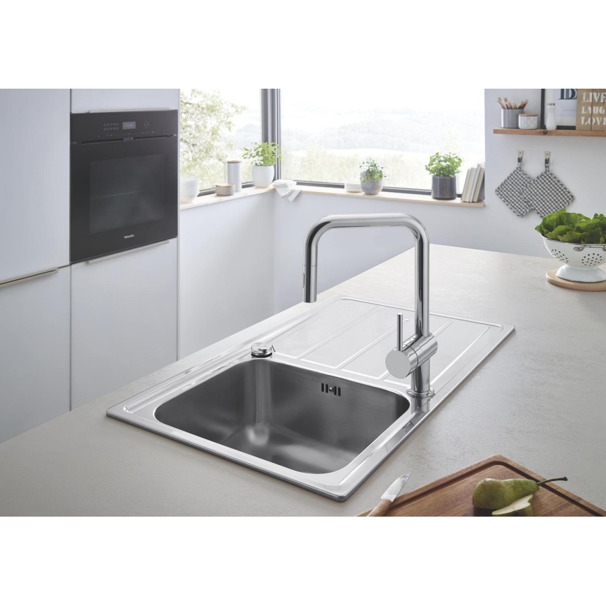 GROHE 32322002 - Miscelatore per lavello A, cromo lucido