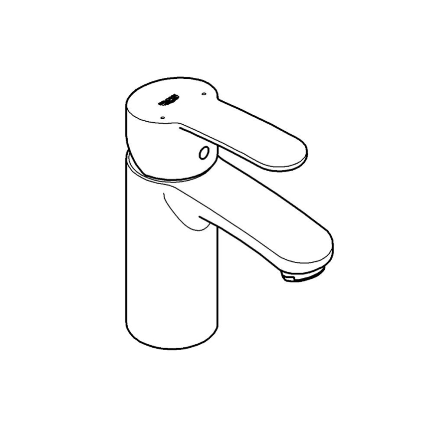 GROHE 3246820E - Mitigeur pour lavabo EUROSTYLE COSMOPOLITAN taille S chromé