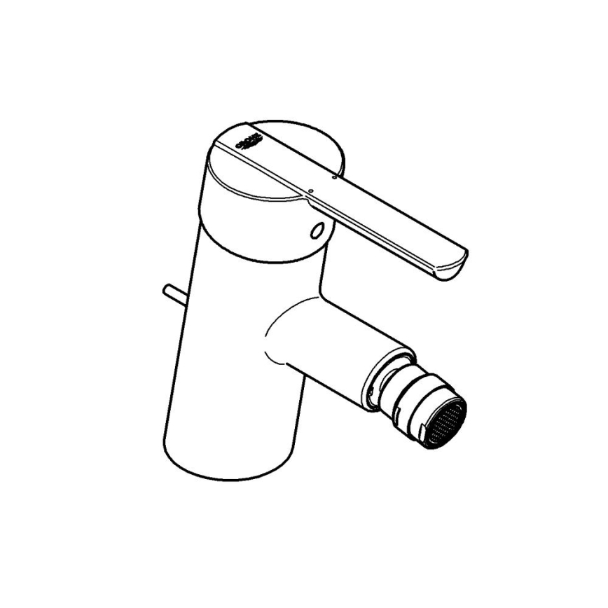 GROHE 32558000 - Bidet-Armatur FEEL DN 15, glänzender Chrom