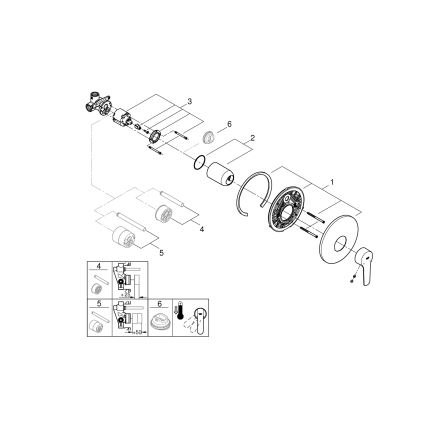 GROHE 32590002 - Mitigeur de douche START chromé brillant