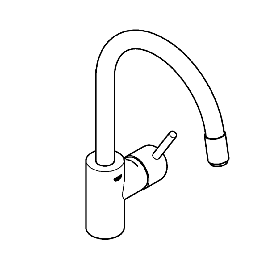 GROHE 32663003 - Küchenarmatur CONCETTO 360 mm, Hochglanz-Chrom
