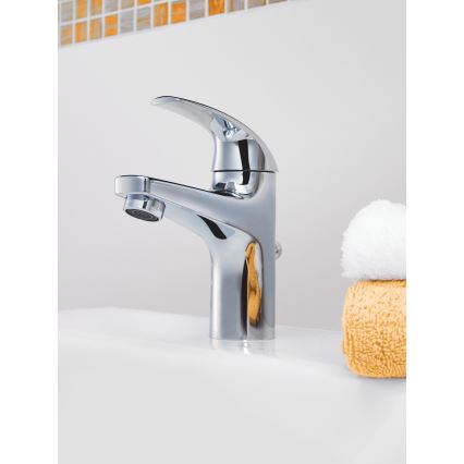 GROHE 32805000 - Waschtischarmatur BAUCURVE DN 15, Hochglanz-Chrom