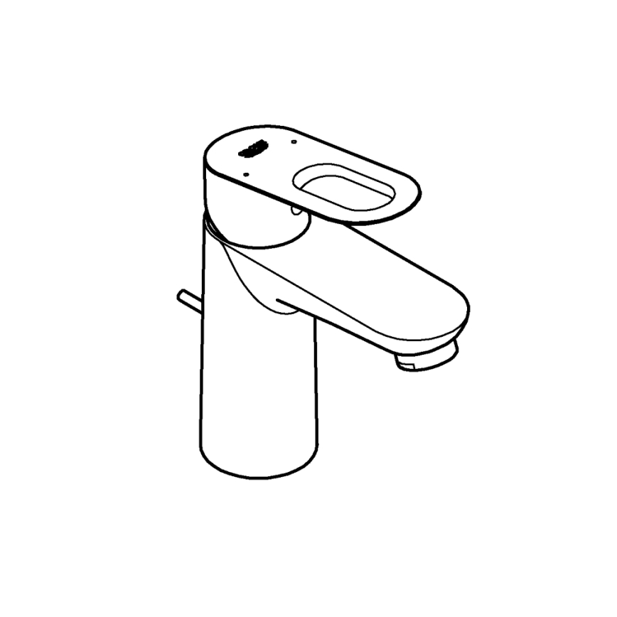 GROHE 32814000 - Miscelatore per lavabo BAULOOP, cromo lucido