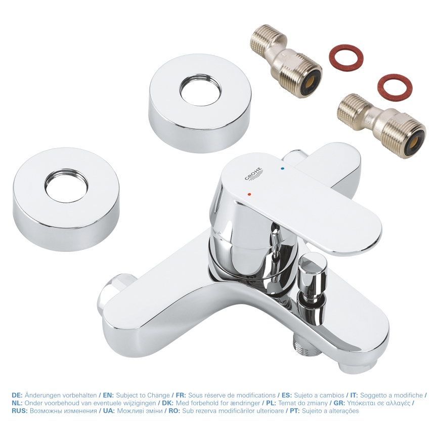 GROHE 32831000 - Miscelatore per vasca EUROSMART COSMOPOLITAN DN 15, cromo lucido