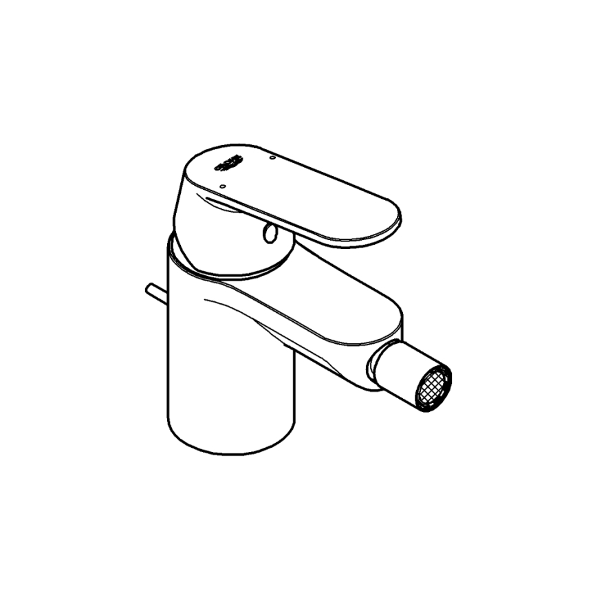 GROHE 32839000 - Miscelatore per bidet EUROSMART COSMOPOLITAN, taglia S, cromo lucido