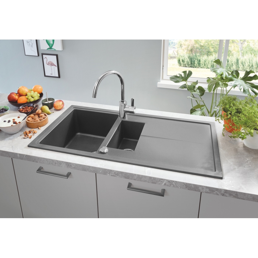 GROHE 32843002 - Mitigeur d'évier EUROSMART COSMOPOLITAN, chrome brillant