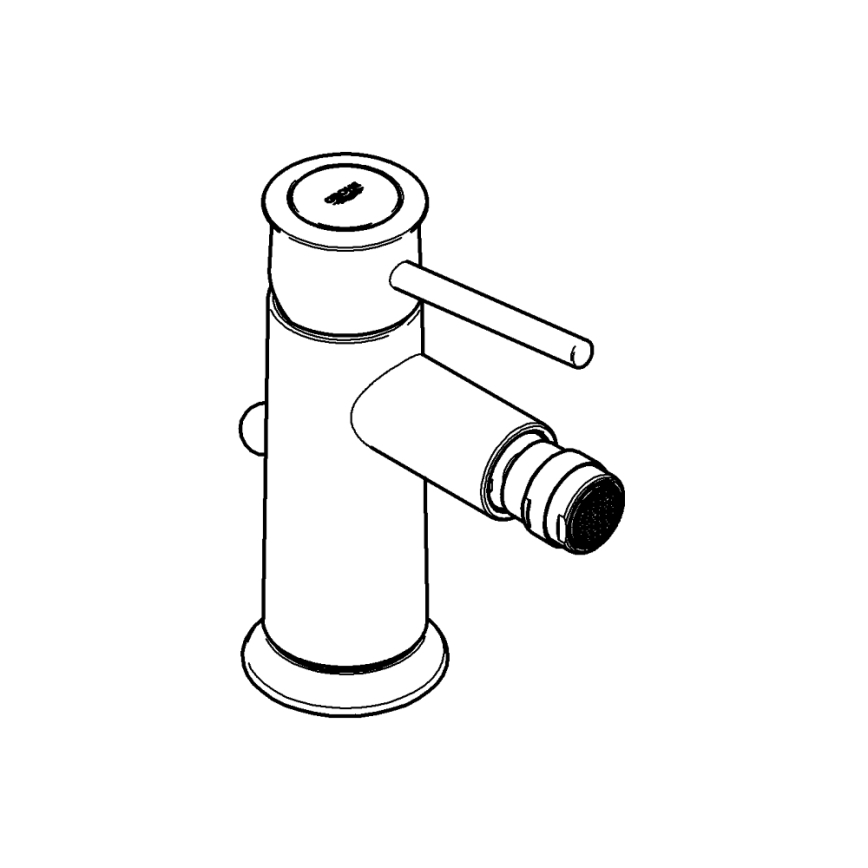 GROHE 32864000 - Mitigeur pour bidet BAUCLASSIC, chromé brillant