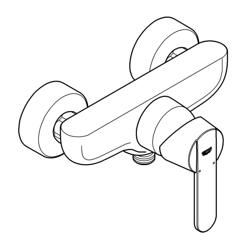 GROHE 32888000 - Duscharmatur GET DN 15, hochglänzender Chrom