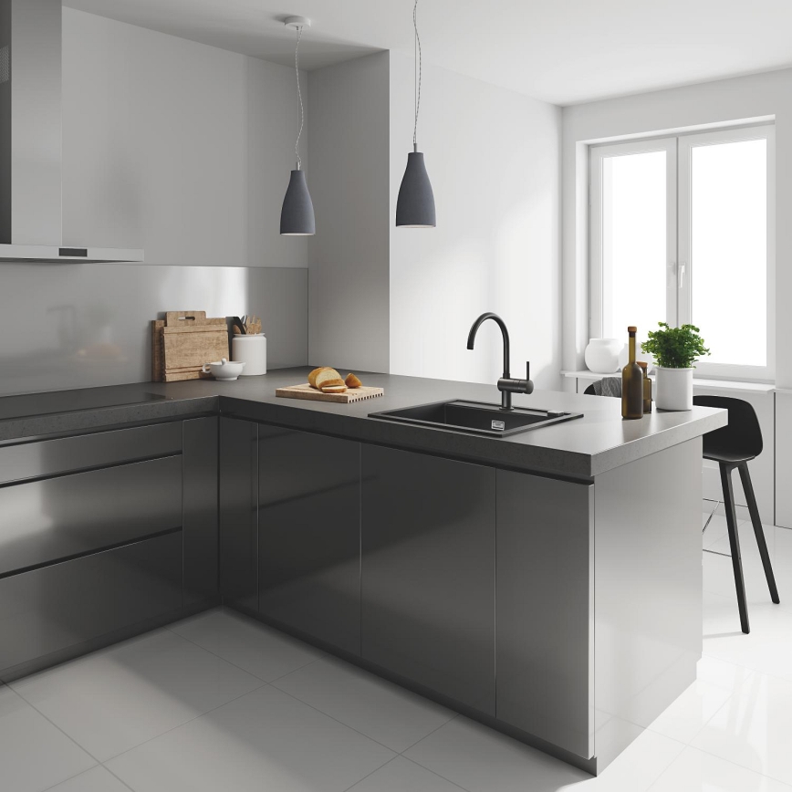 GROHE 32917KS0 - Miscelatore per lavello A DN 15 nero