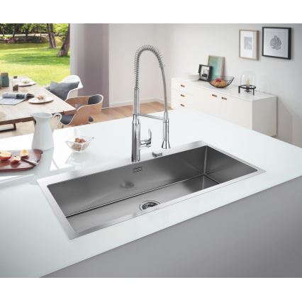 GROHE 32950000 - Mitigeur d'évier K7, chrome brillant