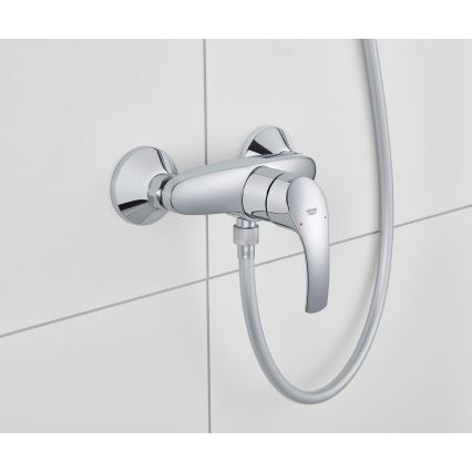 GROHE 33555002 - Mitigeur de douche EUROSMART DN 15, chrome brillant