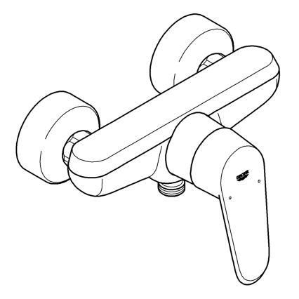 GROHE 33569002 - Miscelatore per doccia EURODISC COSMOPOLITAN DN 15 cromo lucido