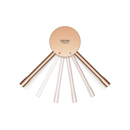 GROHE 33624DL1 - Miscelatore per vasca ESSENCE 193 mm, finitura bronzata