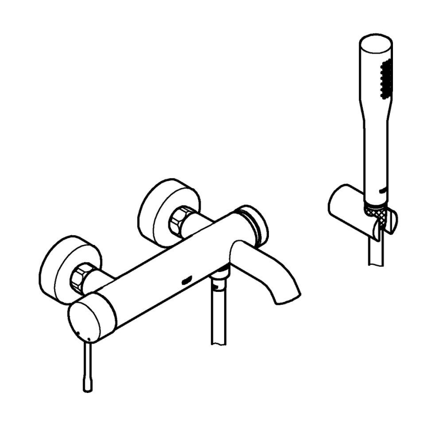 GROHE 33628001 - Miscelatore per vasca ESSENCE DN 15 cromo lucido