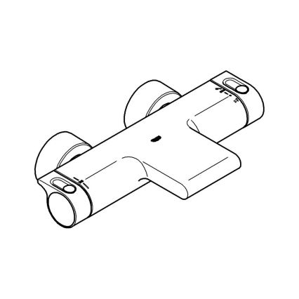 GROHE 34174001 - Miscelatore termostatico per vasca GROHTHERM 2000 172 mm cromo lucido