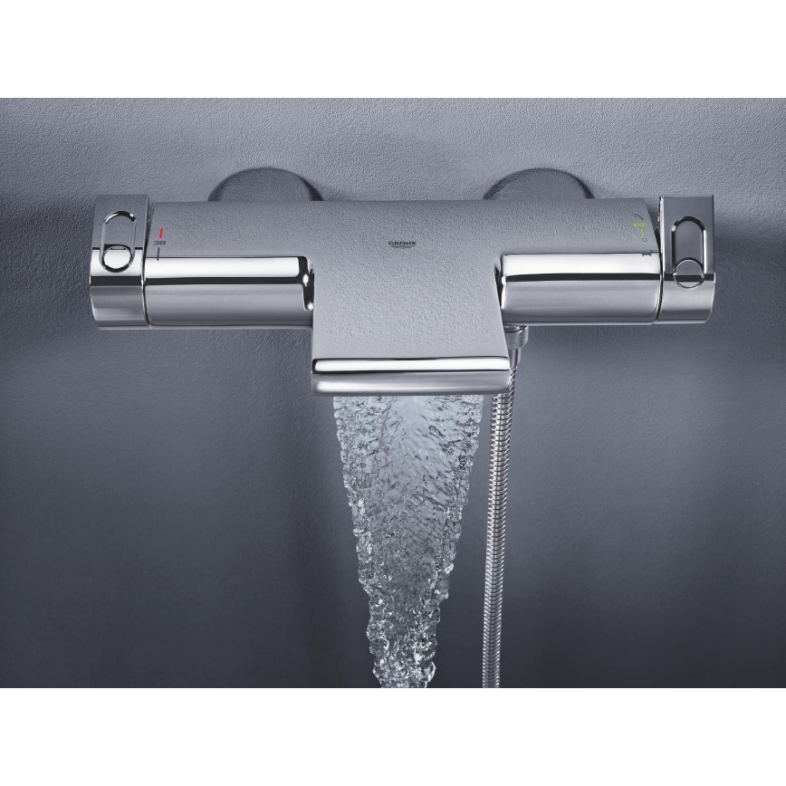 GROHE 34174001 - Thermostatische Wannenarmatur GROHTHERM 2000 172 mm glänzender Chrom