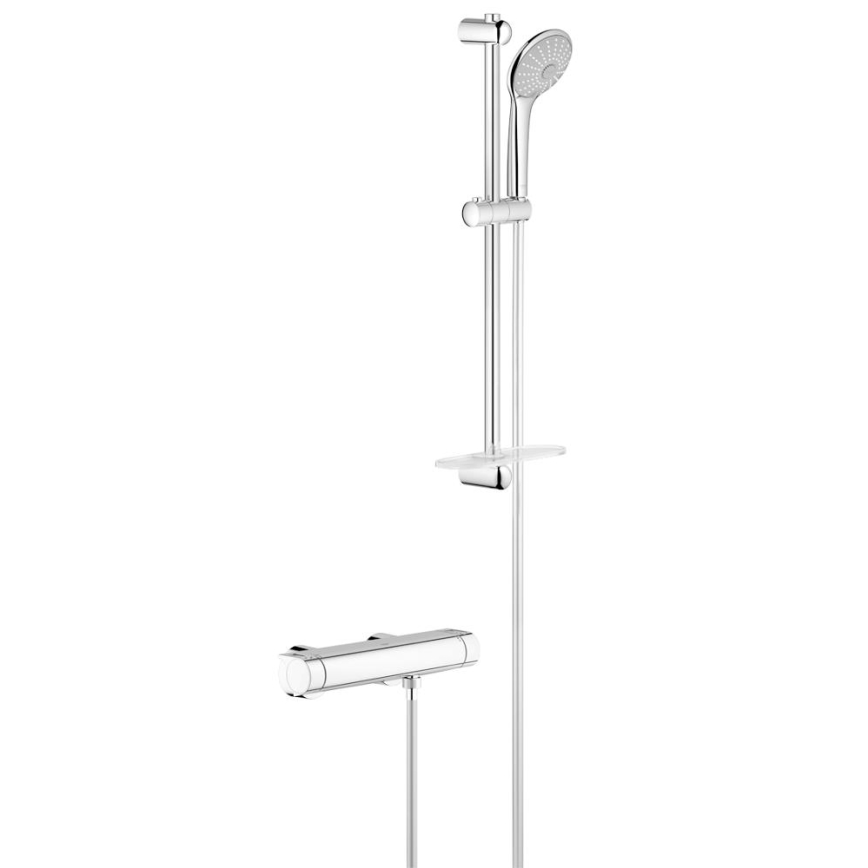 GROHE 34195001 - Mitigeur thermostatique GROHTHERM 2000 avec ensemble EUPHORIA 110 chromé