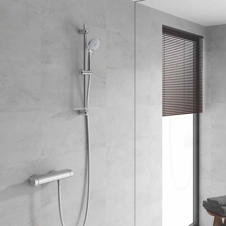 GROHE 34195001 - Mitigeur thermostatique GROHTHERM 2000 avec ensemble EUPHORIA 110 chromé
