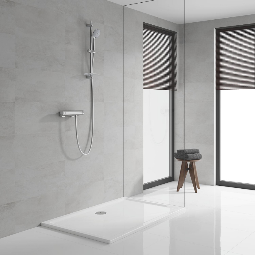 GROHE 34195001 - Mitigeur thermostatique GROHTHERM 2000 avec ensemble EUPHORIA 110 chromé
