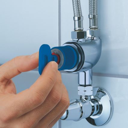 GROHE 34487000 - Protection thermostatique anti-brûlure GROHTHERM MICRO, finition chromée