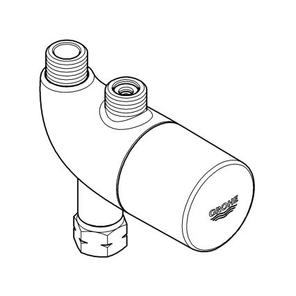 GROHE 34487000 - Thermostatischer Verbrühschutz GROHTHERM MICRO Chrom
