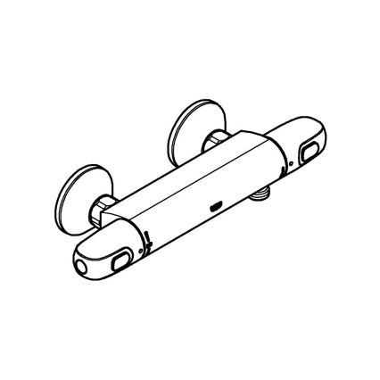 GROHE 34550000 - Thermostat-Duscharmatur GROHTHERM 1000 DN 15 Chrom