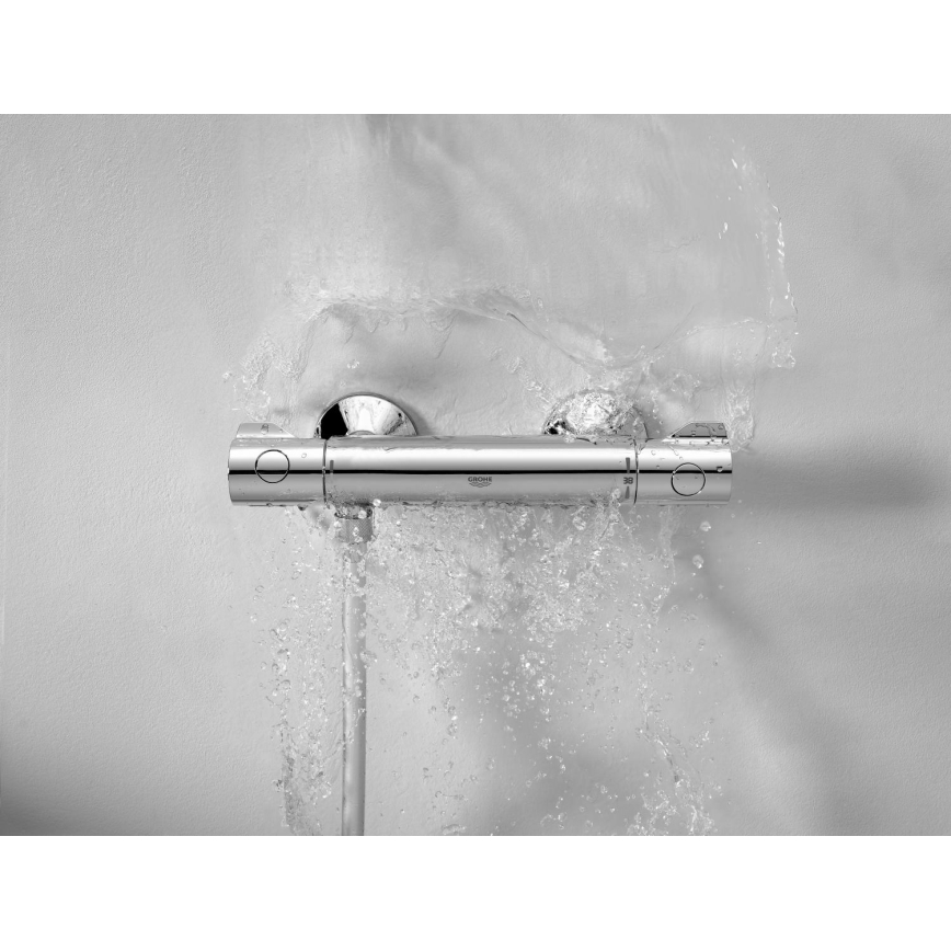 GROHE 34558000 - Mitigeur thermostatique de douche GROHTHERM 800 DN 15 chromé brillant