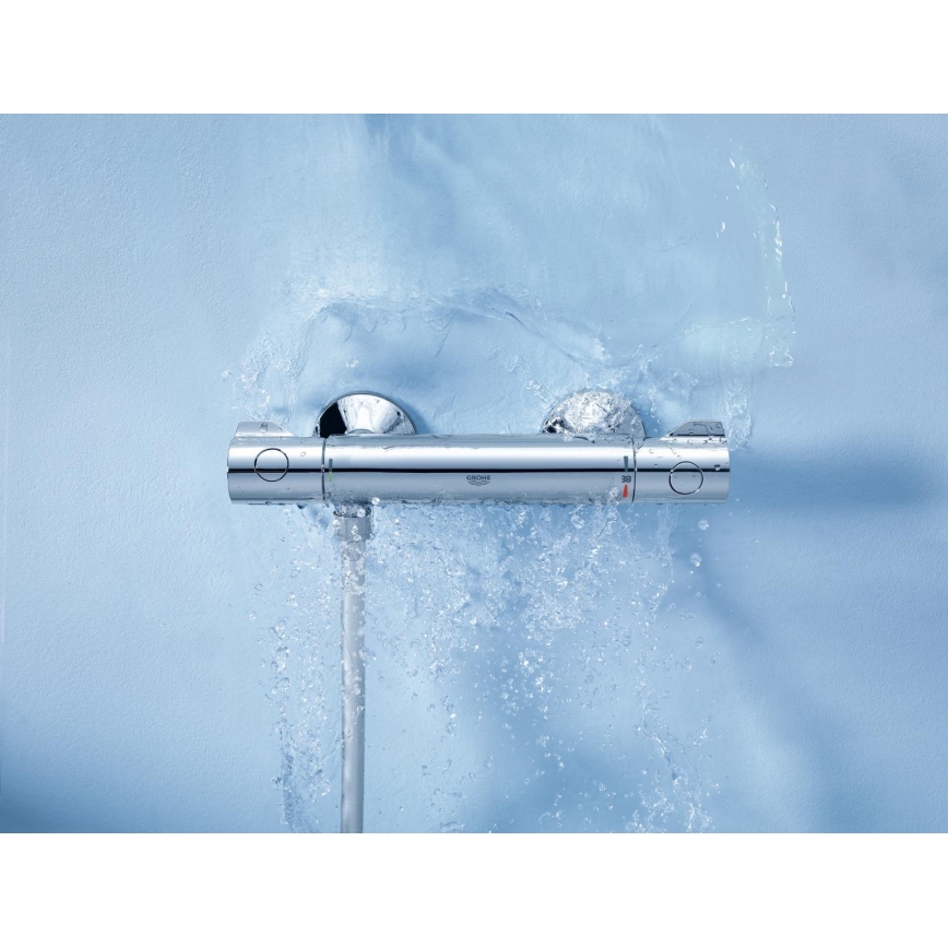 GROHE 34558000 - Mitigeur thermostatique de douche GROHTHERM 800 DN 15 chromé brillant