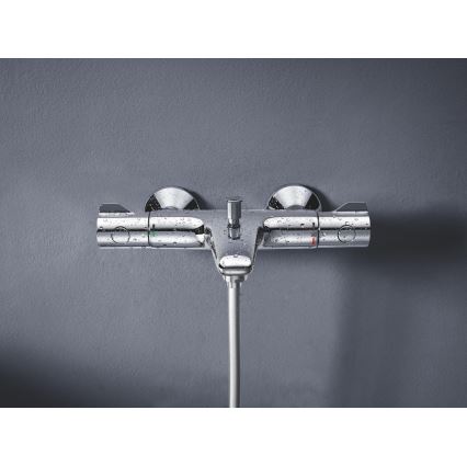 GROHE 34567000 - Mitigeur thermostatique pour baignoire GROHTHERM 800 DN 15 chromé brillant