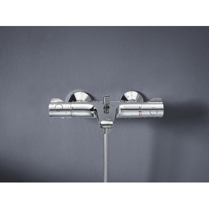 GROHE 34567000 - Mitigeur thermostatique pour baignoire GROHTHERM 800 DN 15 chromé brillant