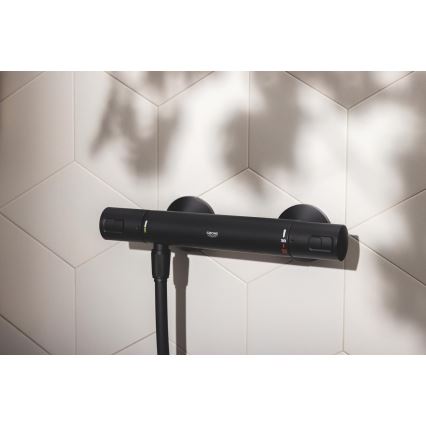 GROHE 345942430 - Mitigeur thermostatique de douche PRECISION START DN 15 noir