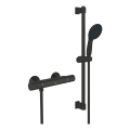 GROHE 345972431 -Mitigeur thermostatique de douche PRECISION START 12” 60 cm noir