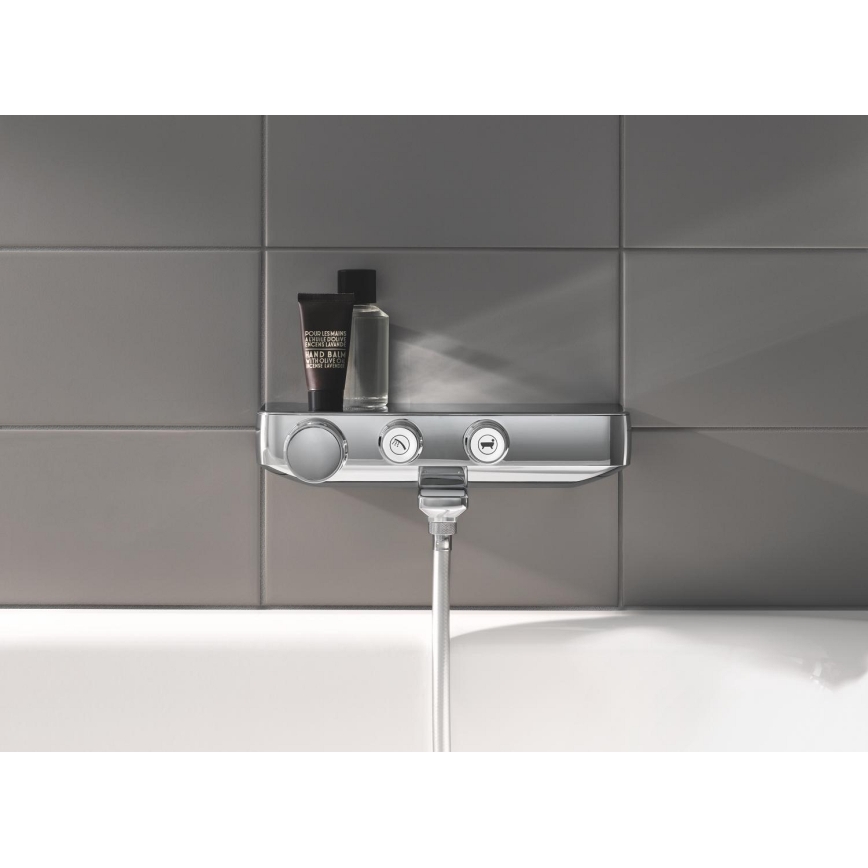 GROHE 34718000 - Mitigeur thermostatique pour baignoire GROHTHERM SMARTCONTROL 12” chromé