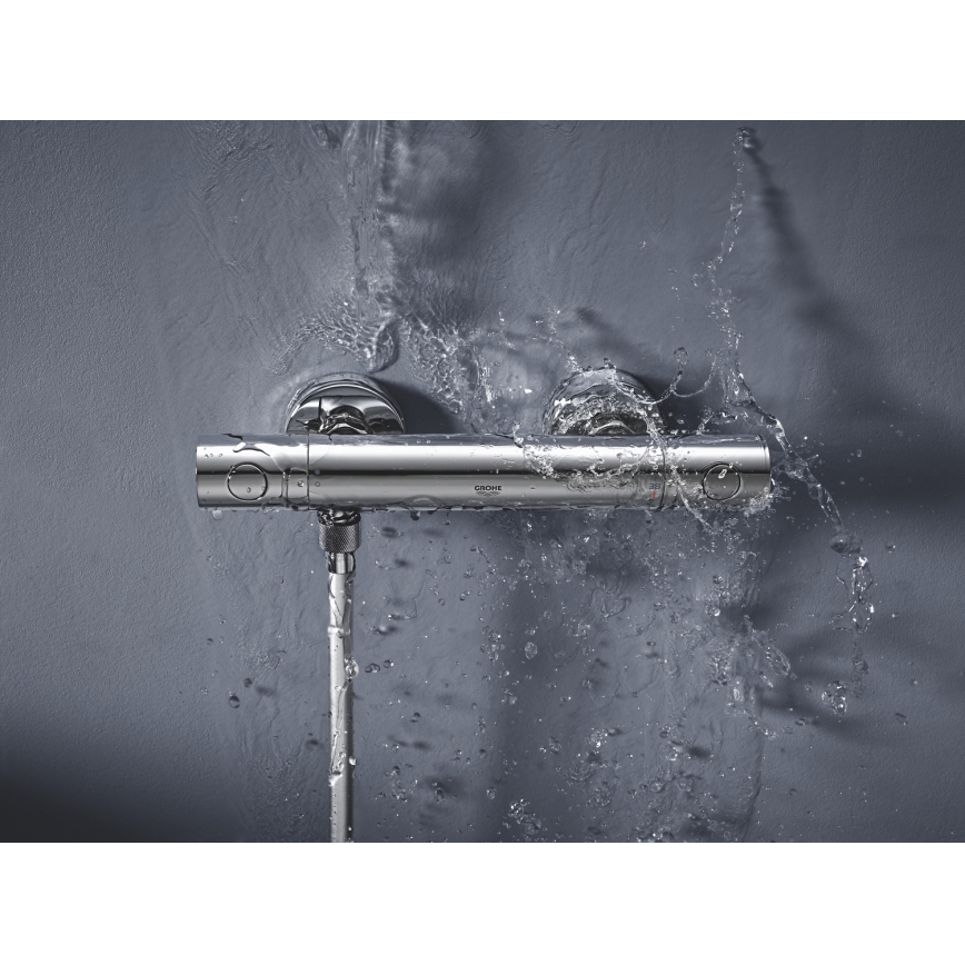 GROHE 34765000-Mitigeur thermostatique de douche GROHTHERM COSMOPOLITAN DN 15 chromé