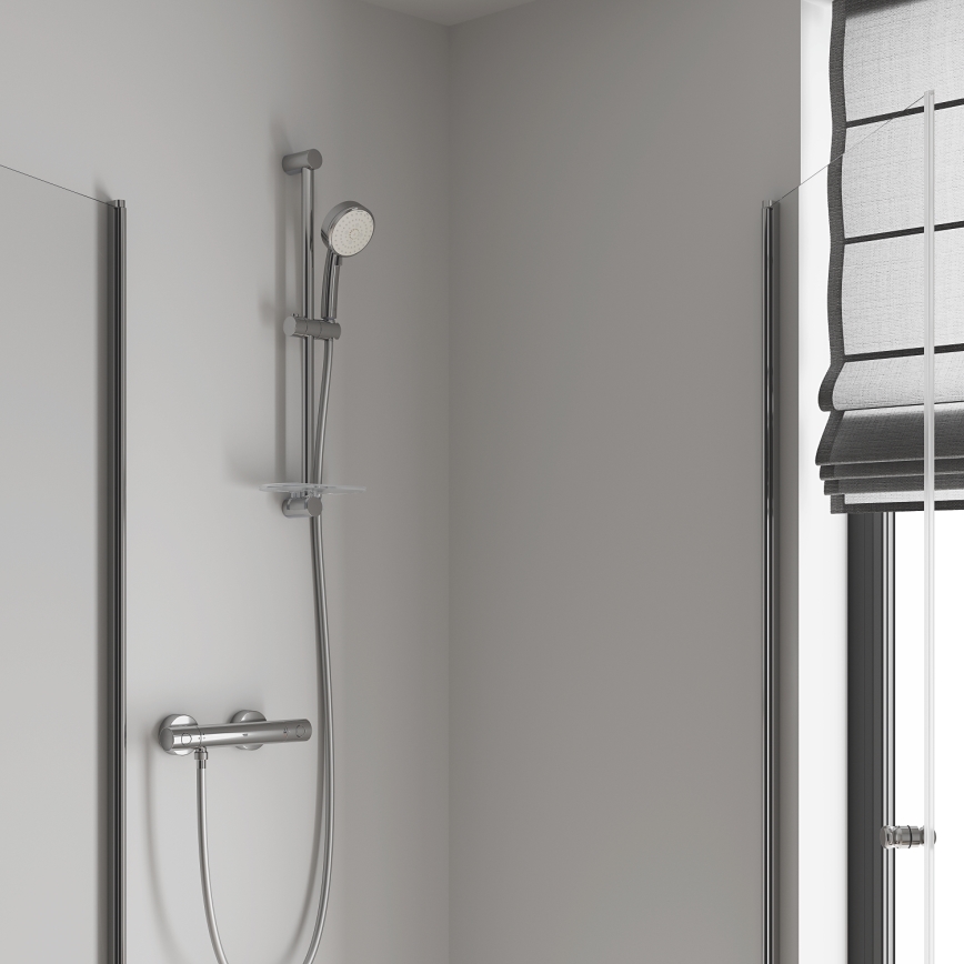 GROHE 34765000-Thermostat-Duscharmatur GROHTHERM COSMOPOLITAN DN 15 Chrom