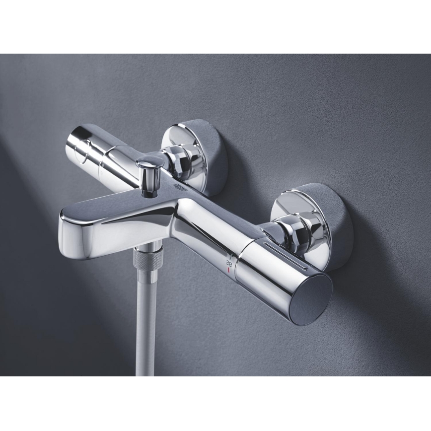 GROHE 34766000 - Thermostat-Badewannenarmatur GROHTHERM 800 COSMOPOLITAN DN 15 Chrom