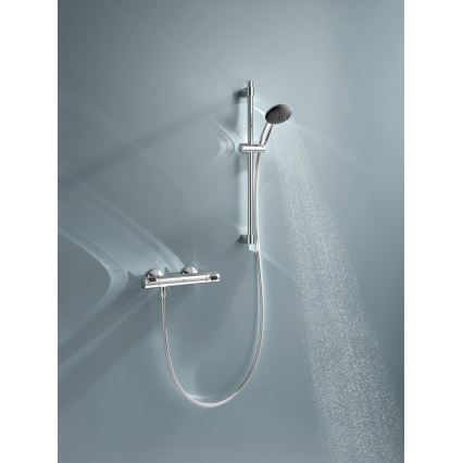 GROHE 34800001 - Mitigeur thermostatique de douche PRECISION FLOW 600 mm chromé