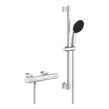GROHE 34856000 - Duschset mit Thermostatarmatur PRECISION GET, 600 mm, glänzender Chrom