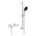 GROHE 34856000 - Ensemble de douche avec mitigeur thermostatique PRECISION GET 600 mm, chrome brillant