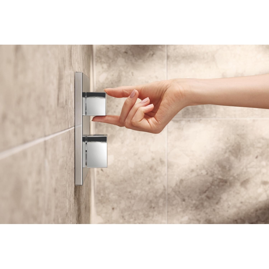 GROHE 34879000 - Sistema doccia da incasso PRECISION CUBE 310 × 310 mm cromo